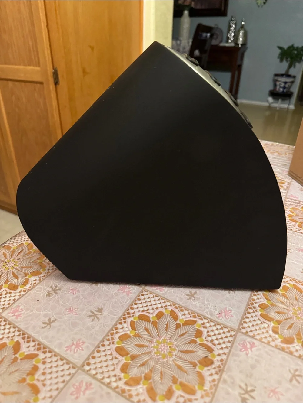 Princess House Silver and Black Portable Speaker